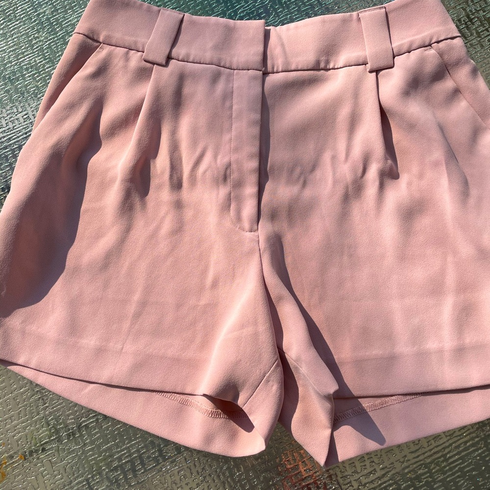pink dress shorts